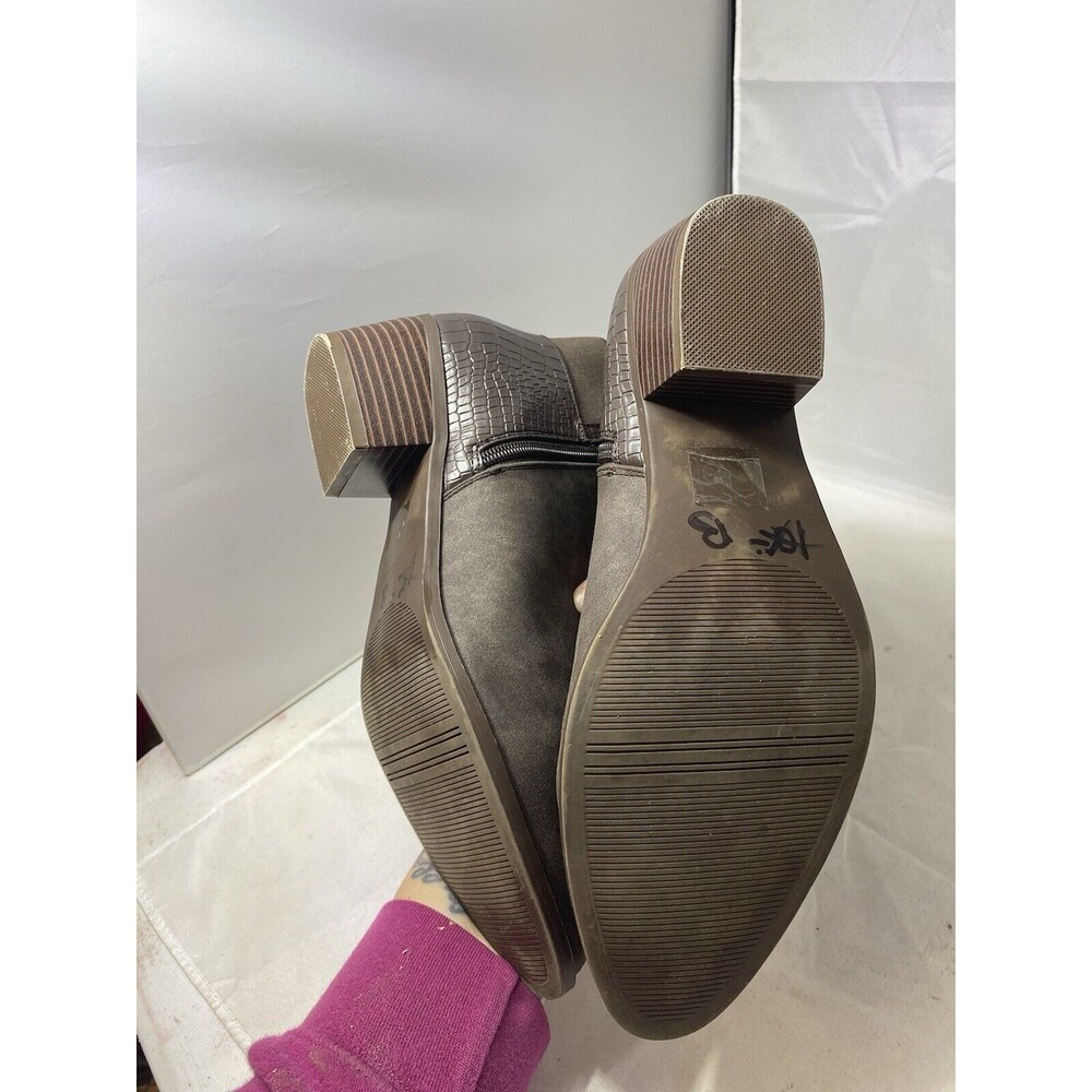 Market & Spruce Women's Kadie Bootie Brown Ankle Boots Size 10 - Picture 7 of 9